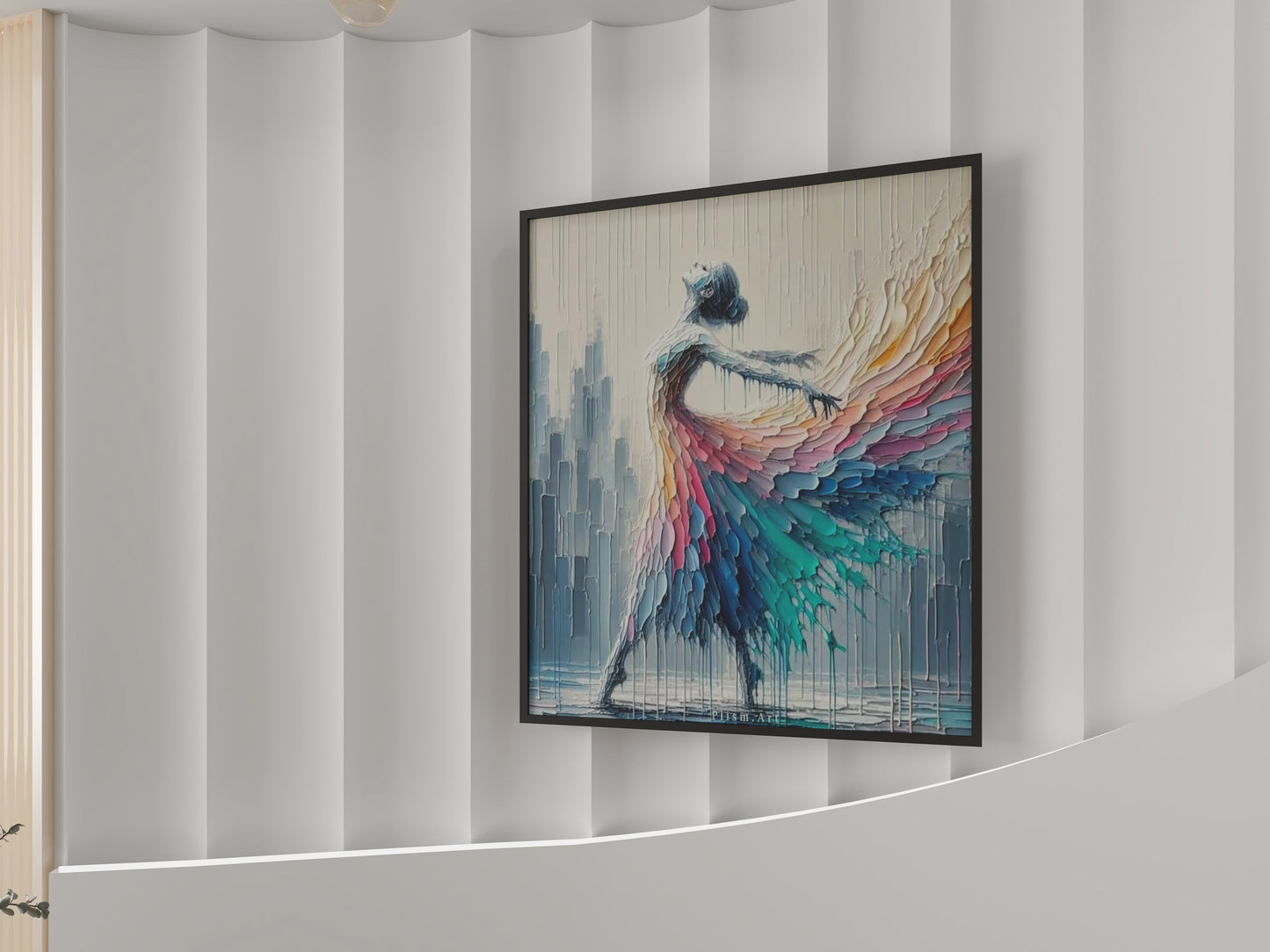 abstract Lady 3D wall art