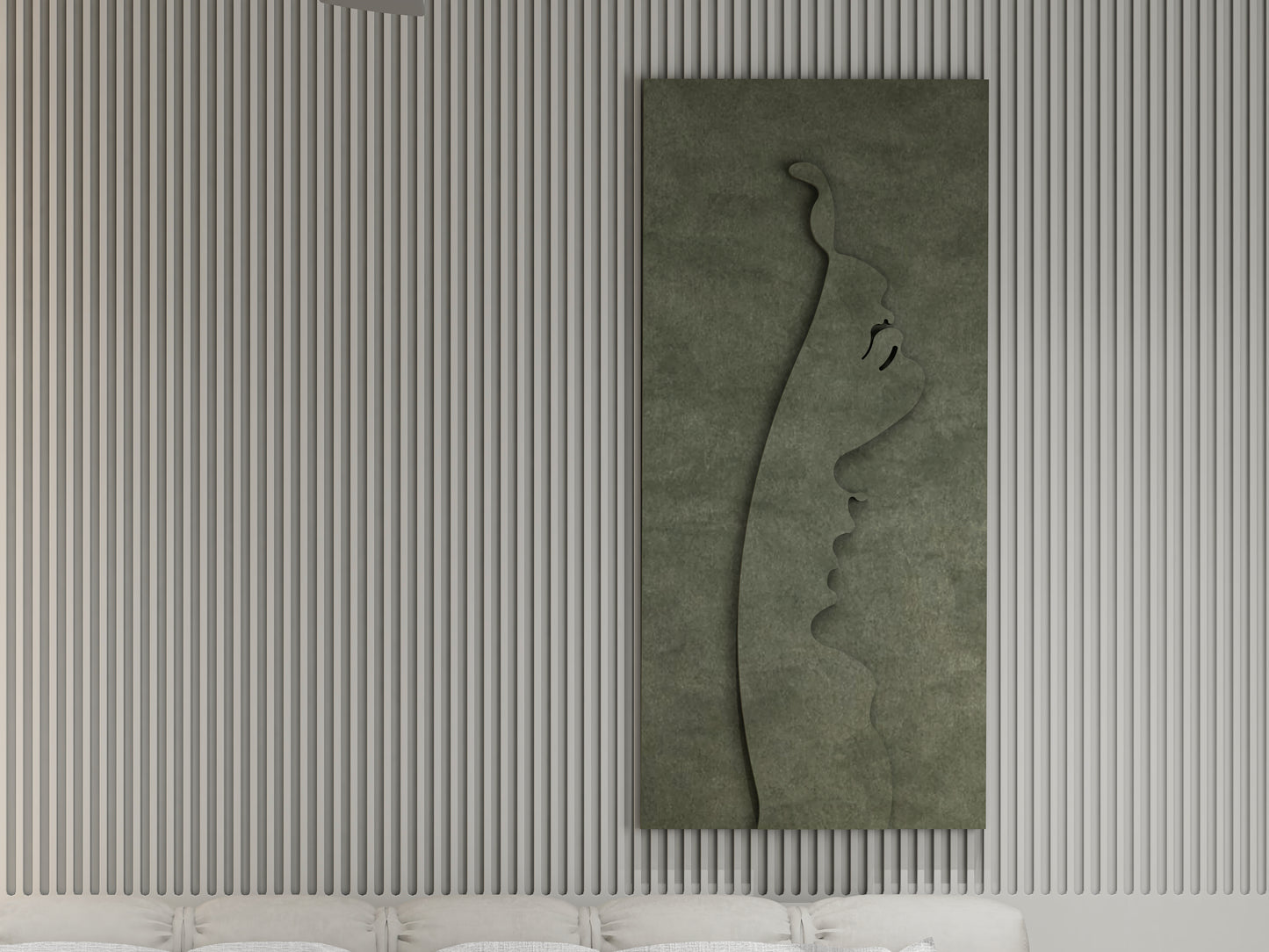 Abstract couple love 3D Wall art