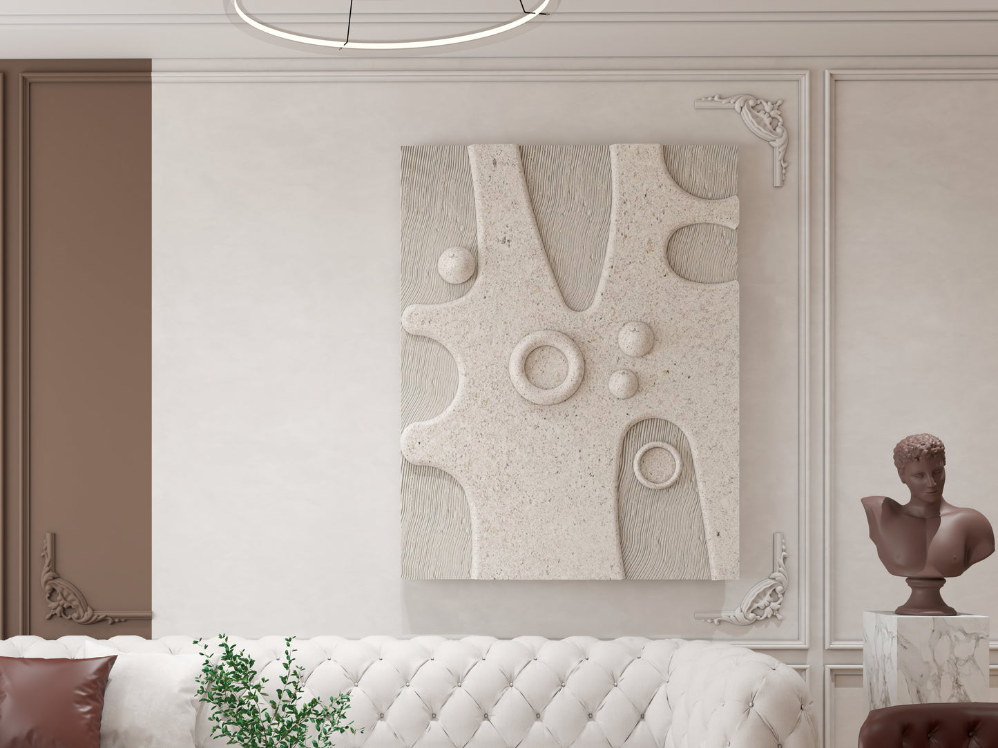 Abstract Texture 3D Wall Art