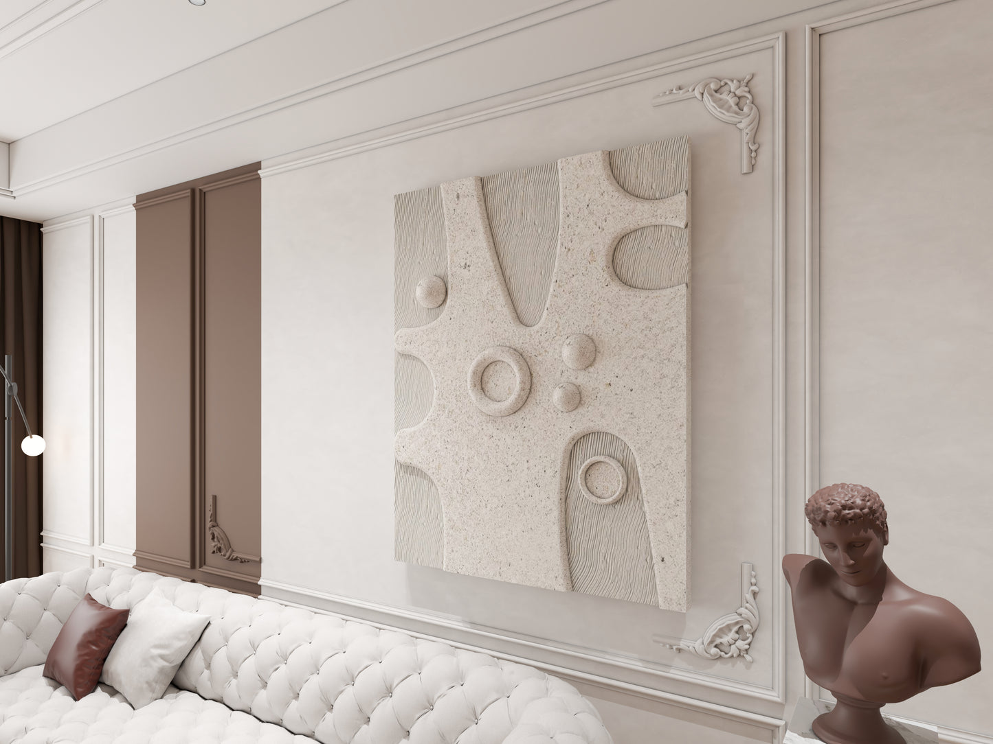 Abstract Texture 3D Wall Art