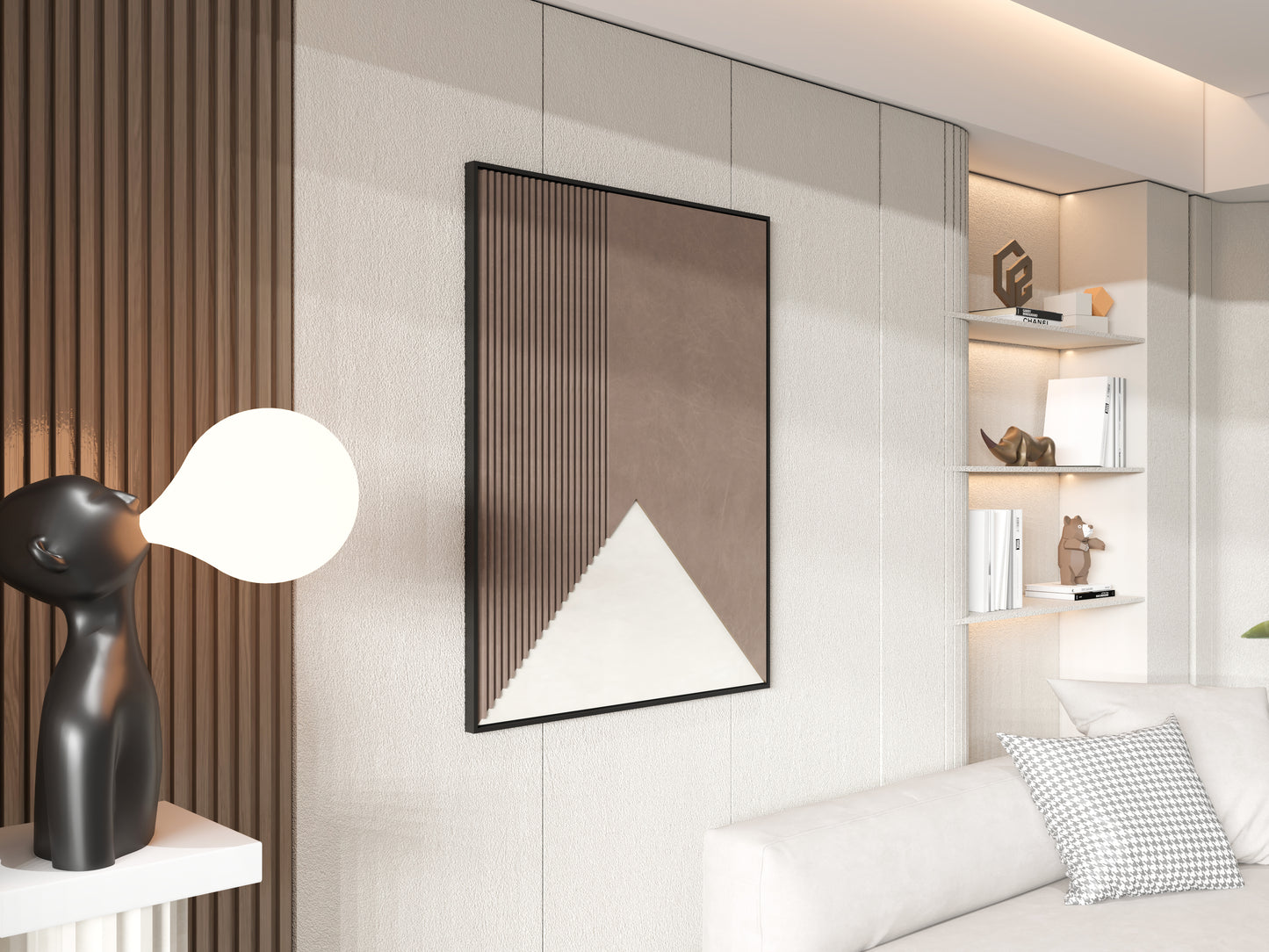 Abstract colorful wall art