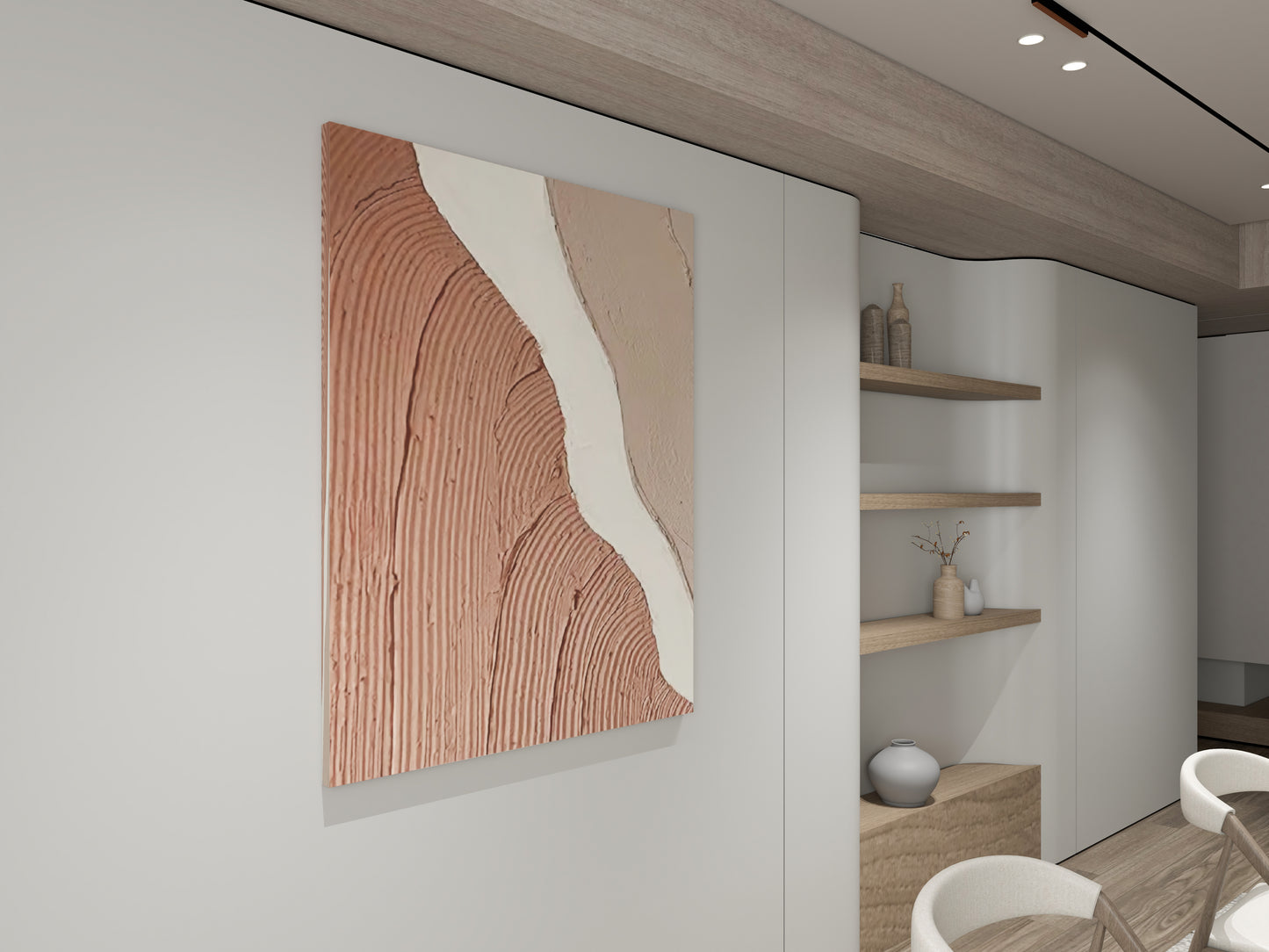 Abstract colorful texture wall art..