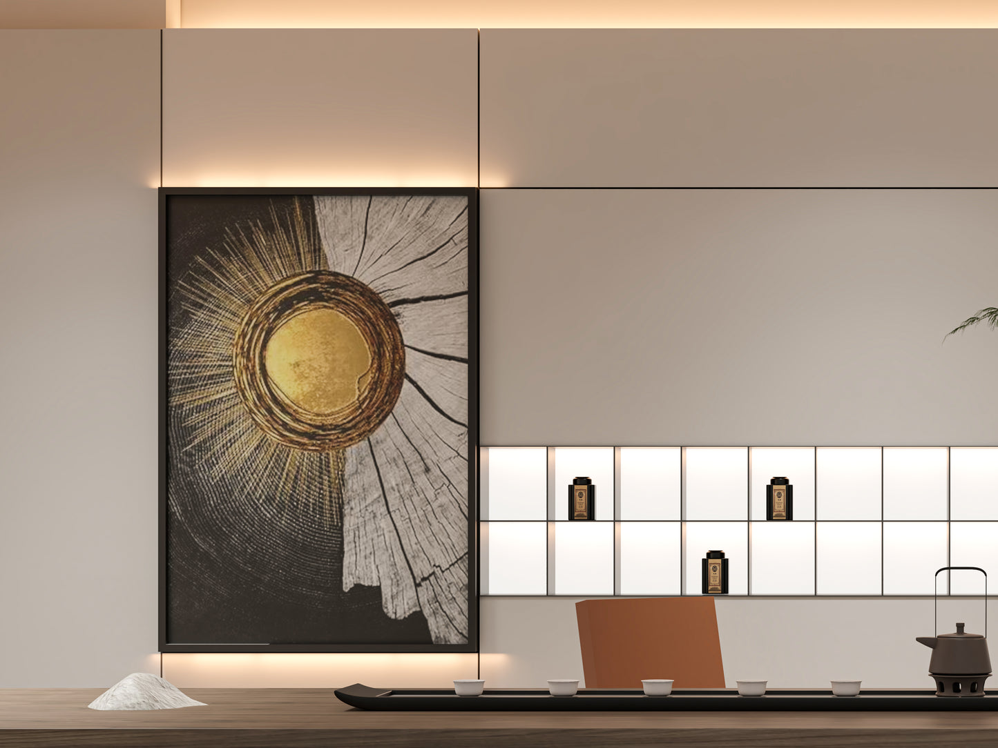 abstract 3D Texture wall art