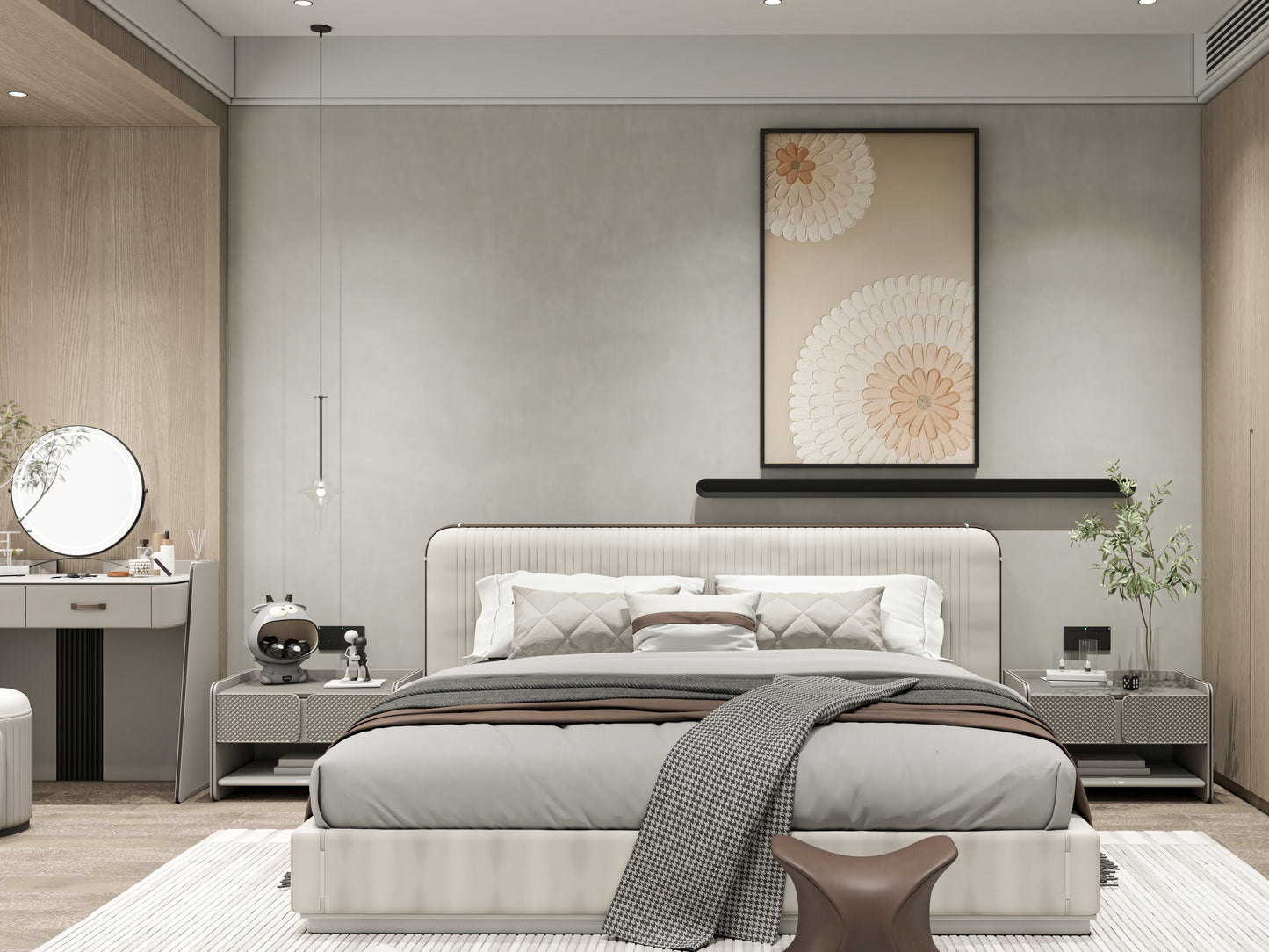 abstract 3D wall art