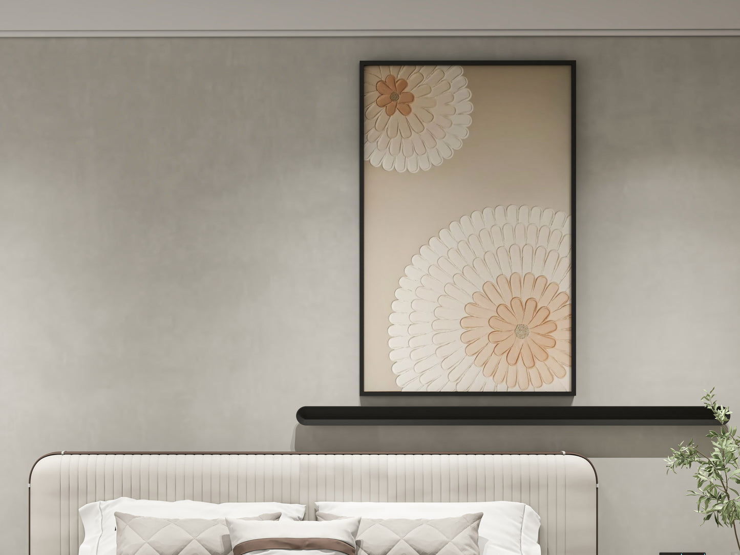 abstract 3D wall art