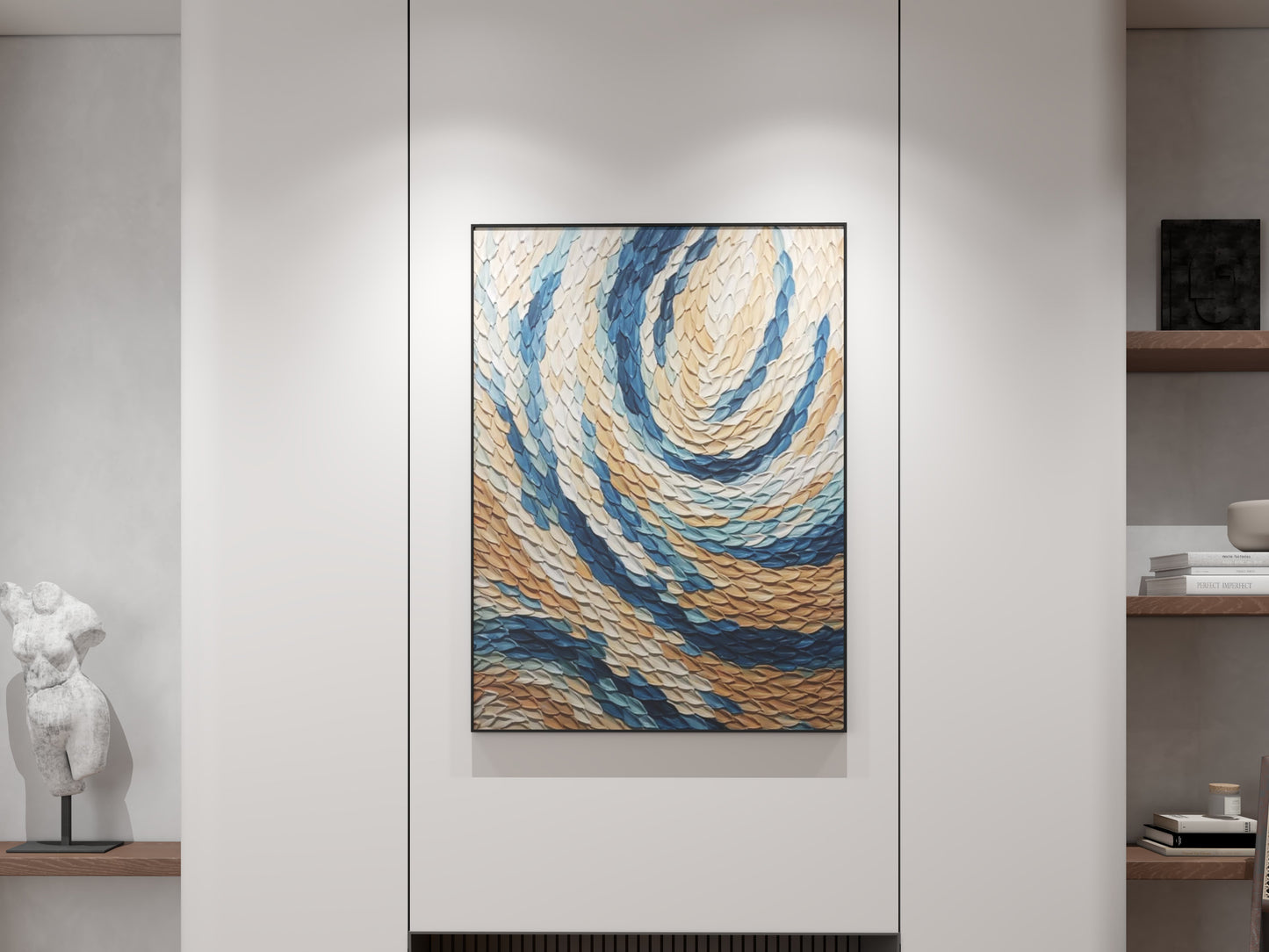 abstract 3D wall art