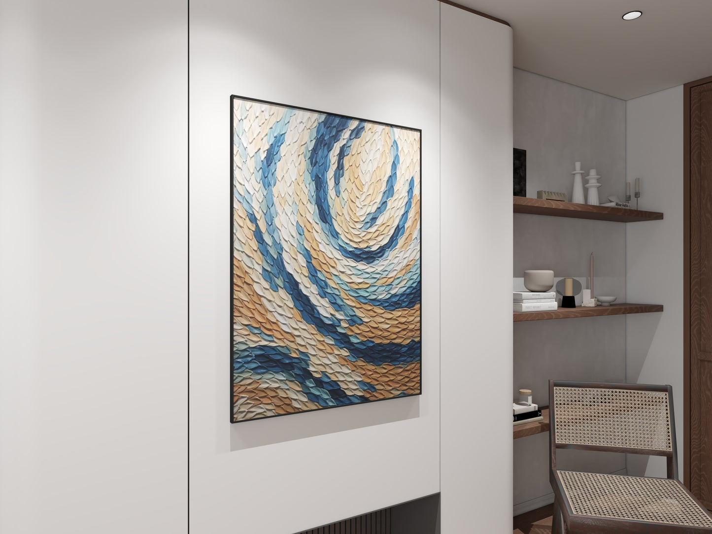 abstract 3D wall art
