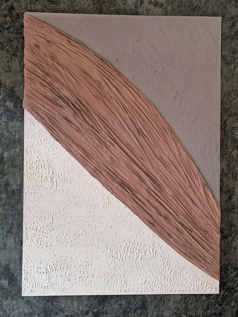 Colorful abstract 3D wall art