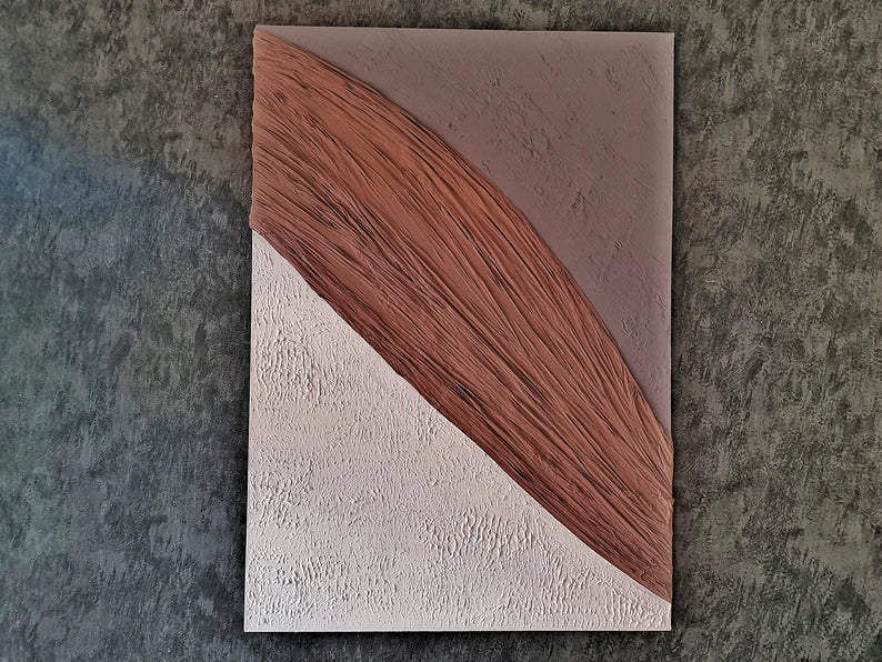 Colorful abstract 3D wall art