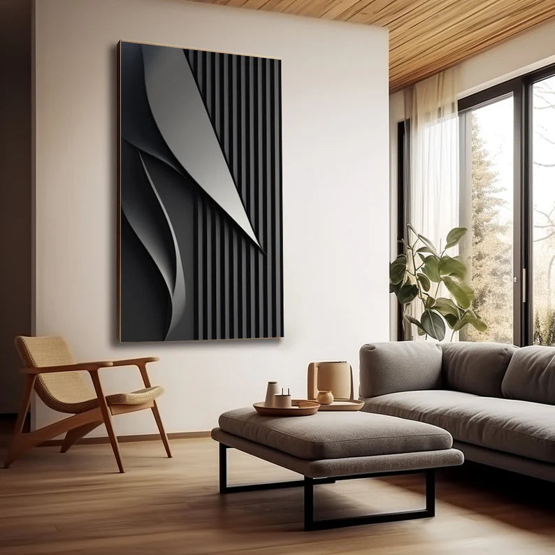 Abstract Colour 3D Wall Art