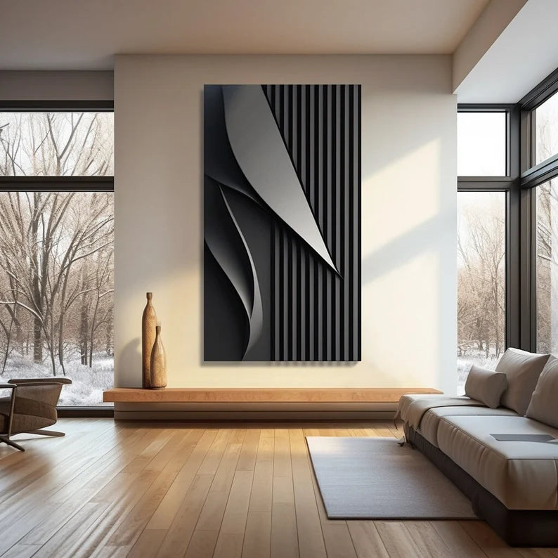 Abstract Colour 3D Wall Art