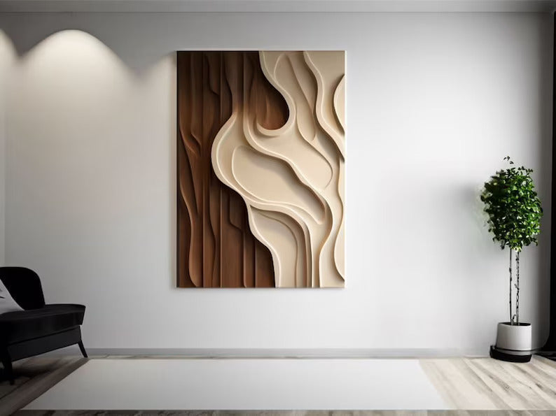 Abstract Colourfull 3D Wall Art.