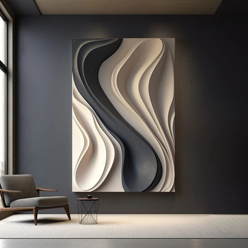 Abstract Colour 3D Wall Art