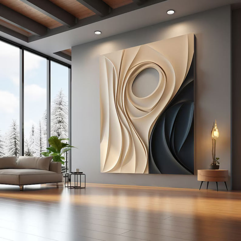 Abstract Colourfull 3D Wall Art