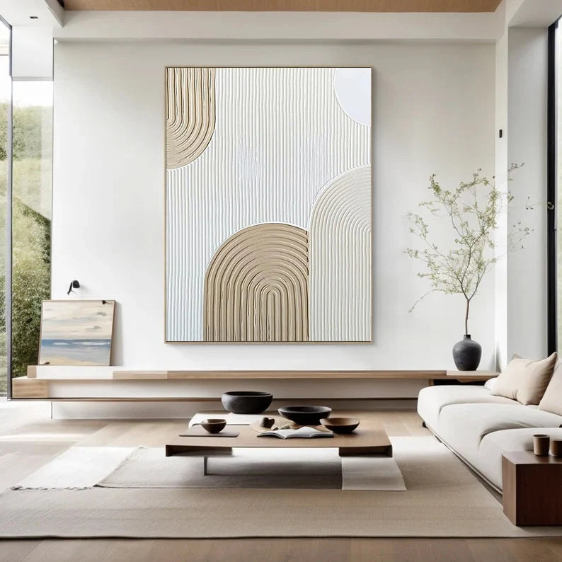 abstract 3D hand wall art