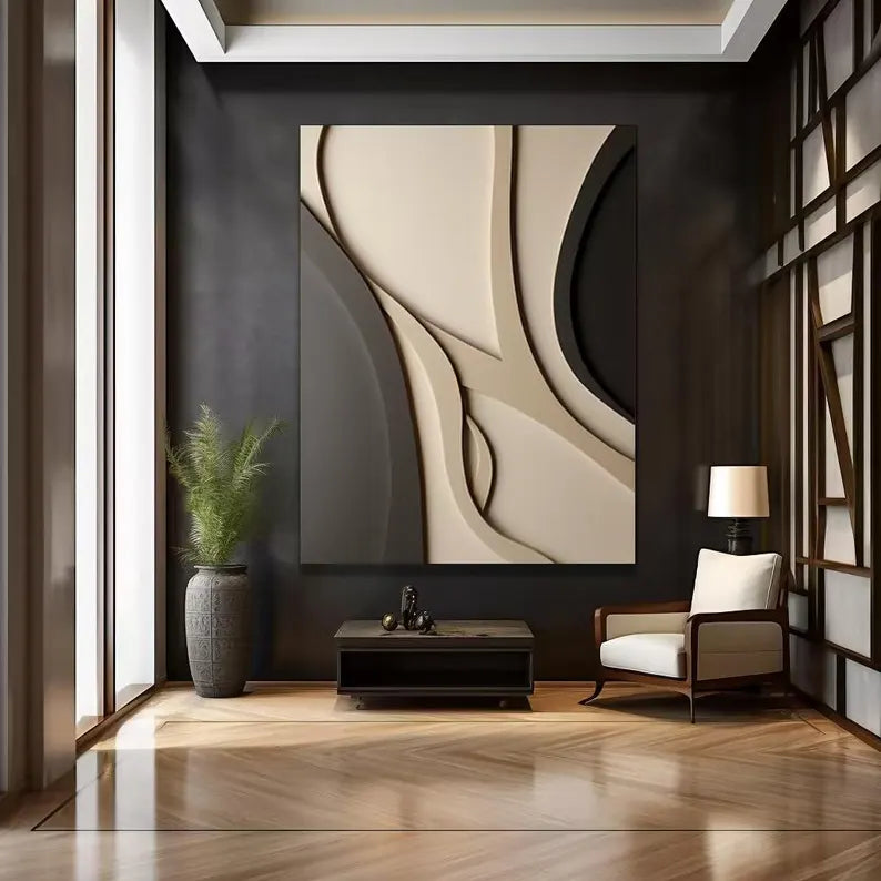 Abstract Colour 3D Wall Art