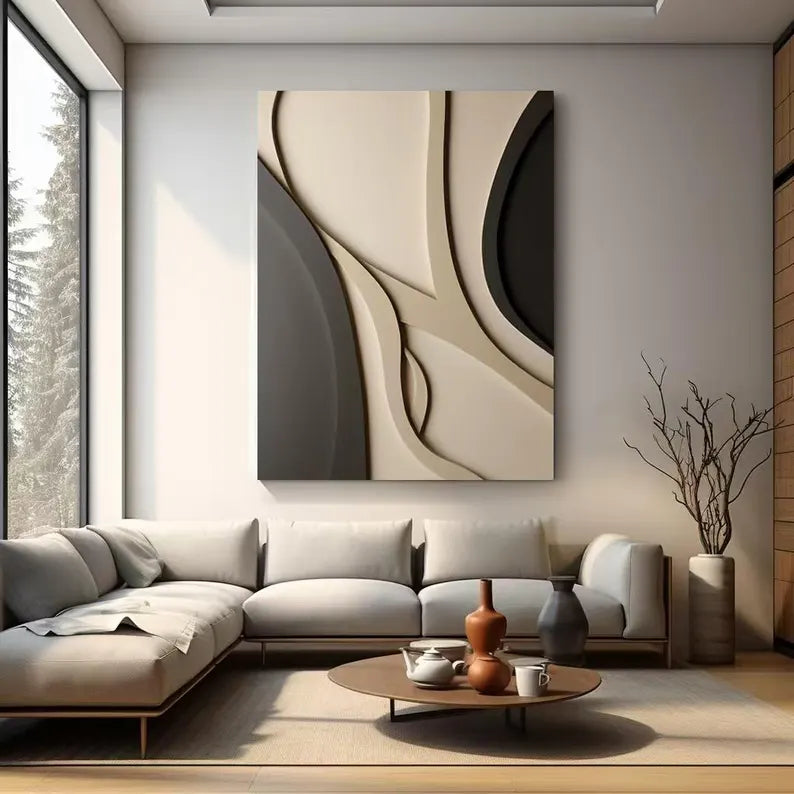 Abstract Colour 3D Wall Art