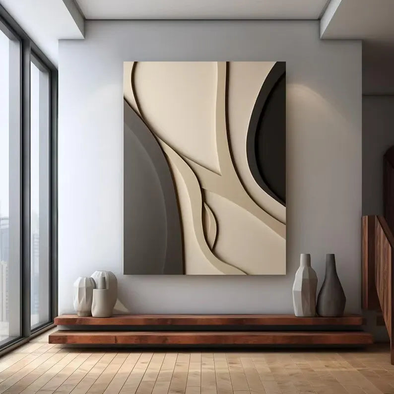 Abstract Colour 3D Wall Art