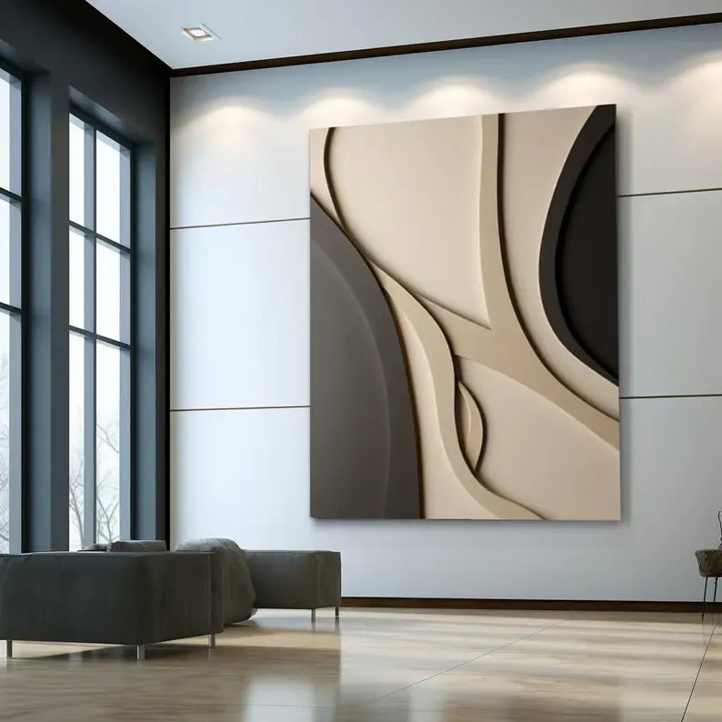Abstract Colour 3D Wall Art