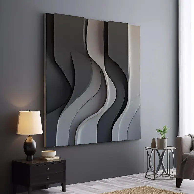 Abstract Colour 3D Wall Art