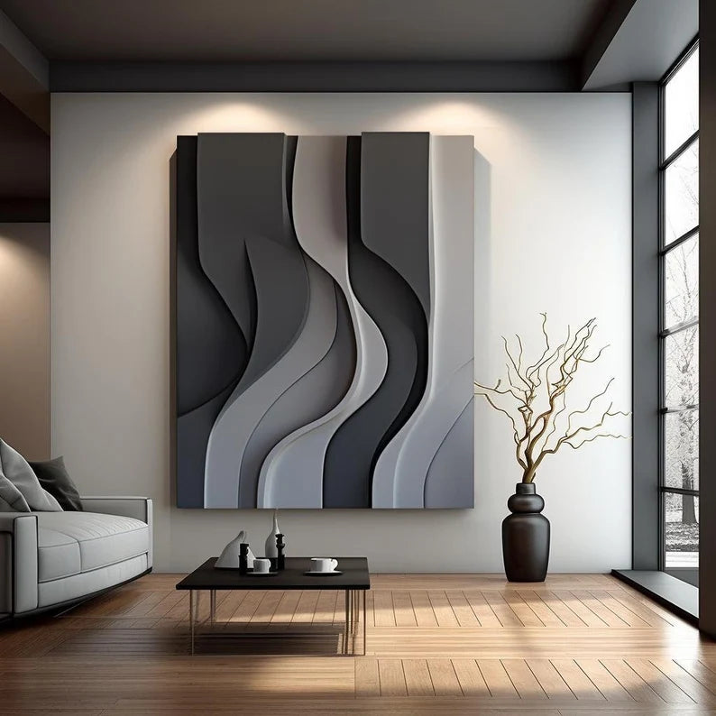 Abstract Colour 3D Wall Art