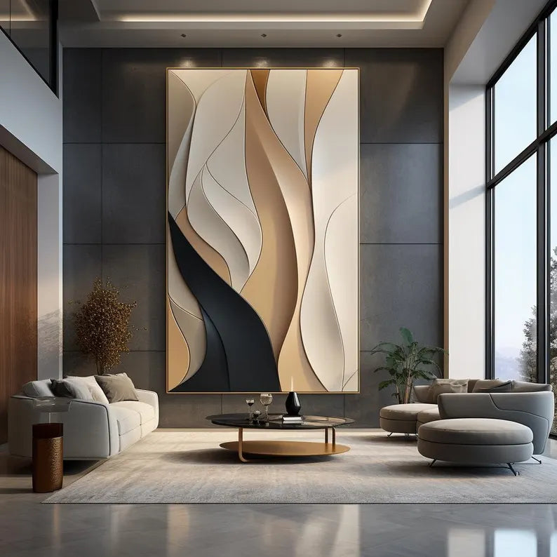 Abstract Colour 3D Wall Art