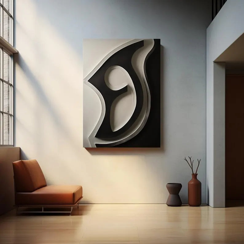 Abstract Colour 3D Wall Art