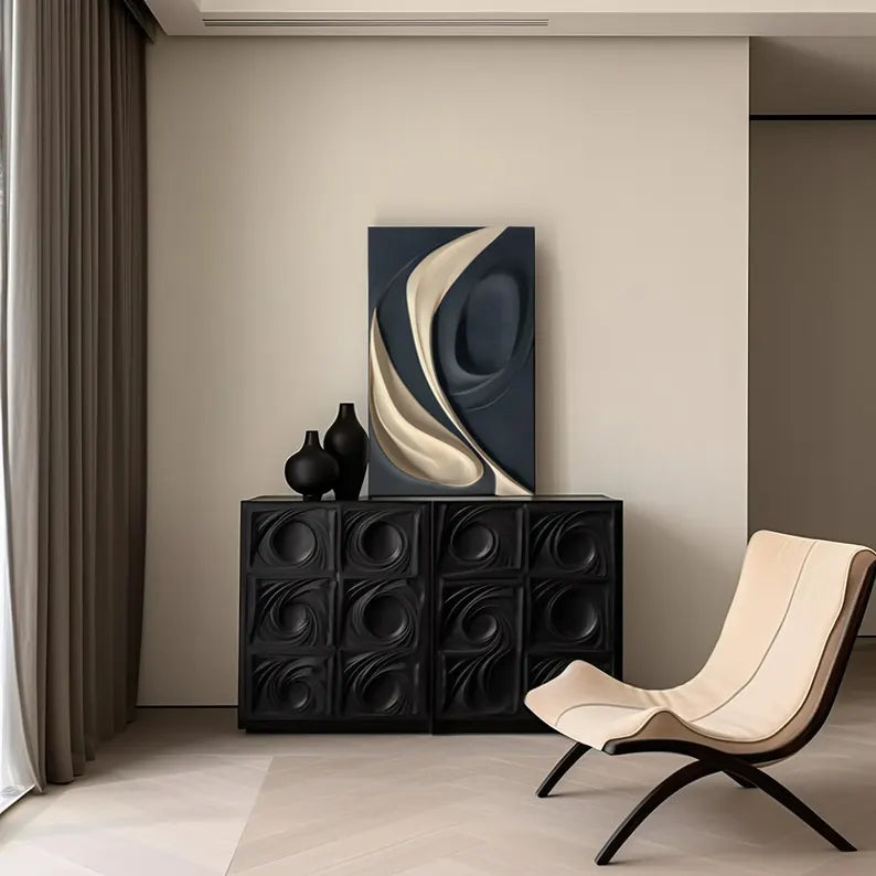 Abstract Colour 3D Wall Art