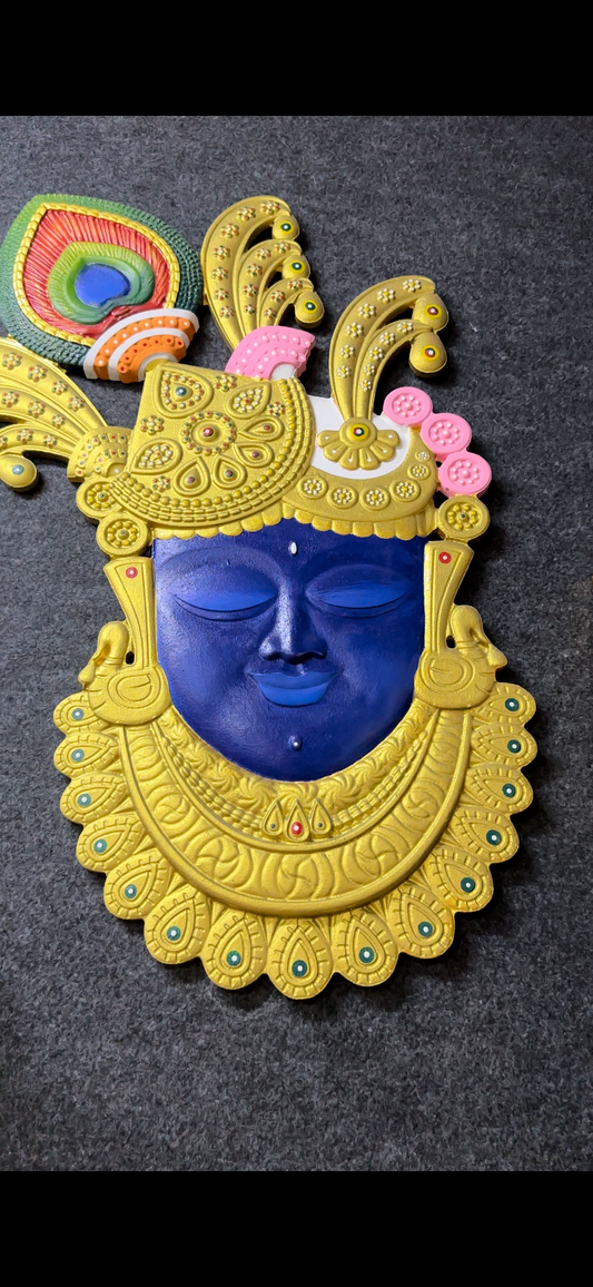 Shrinathji Nathdwara Face 3D Wall Art