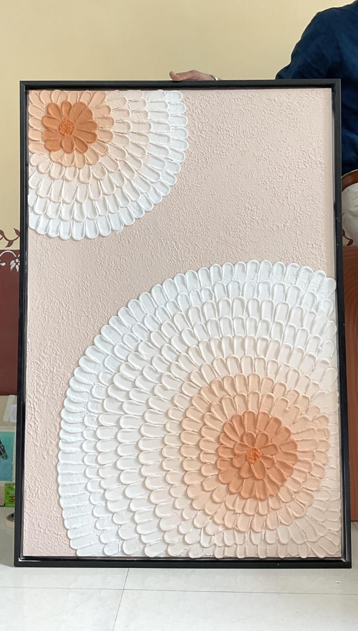 abstract  3D wall art
