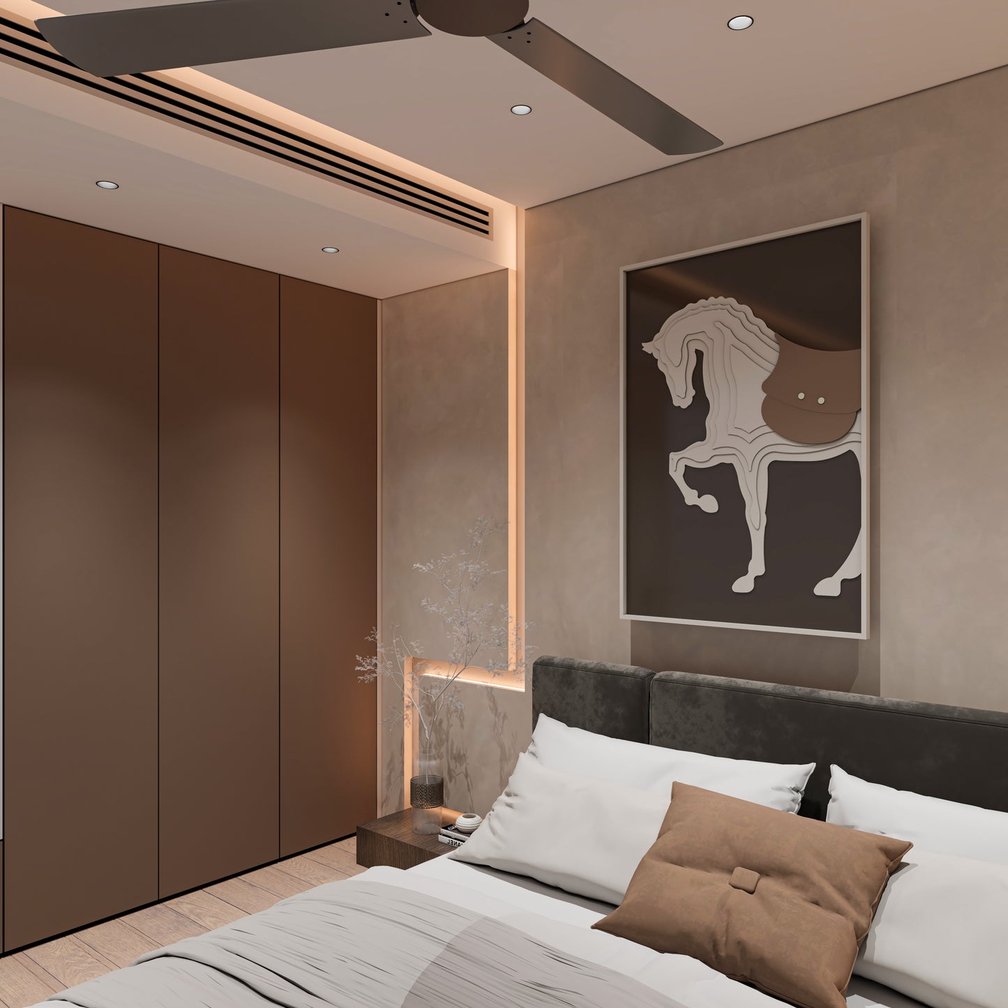 Large horse wall art