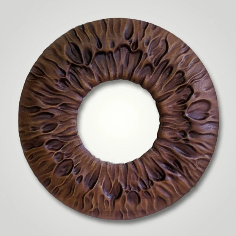 3D Draped Effect round wall art