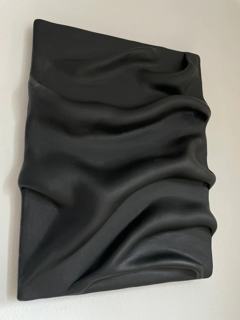 3D Draped Fabric Effect wall art