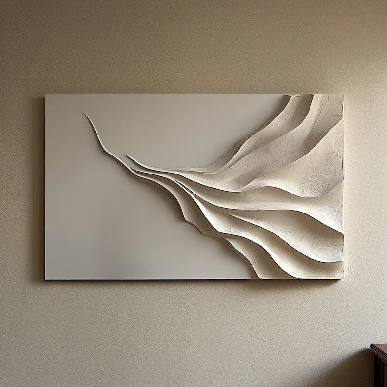 3D waves Wall Art