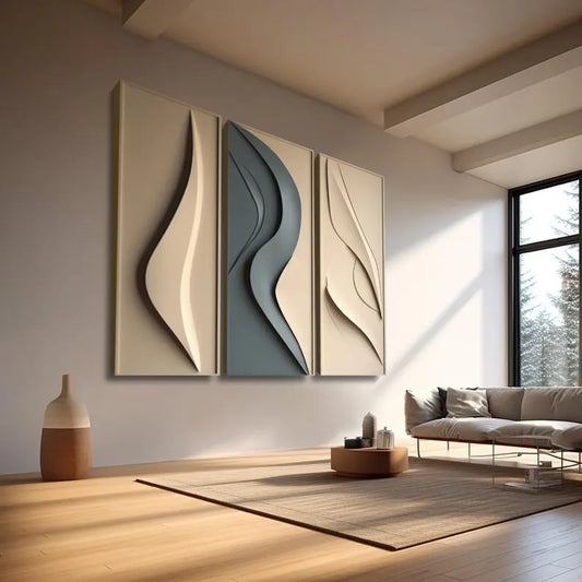 Abstract 3D Wall art (Set Of 3)